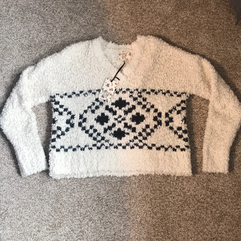 Semi crop chunky knit sweater